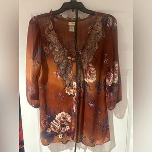 Large Daytrip blouse with belt